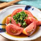 さっぱり美味しい！『トマトの冷菜たっぷりニラだれ』