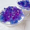 mi♡の作ってみた!投稿(【あじさい色ゼリーtoとろけるパンナコッタ】色粉を使わない!)