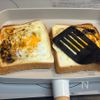 食パンをアレンジ!チーズミートのホットサンドの工程3