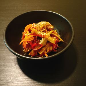 りんの作ってみた!投稿(レンジで作り置き♡簡単『きんぴらごぼう』)