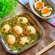 ニラだれで簡単！ピリ辛味たまご