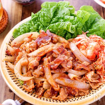 【豚カルビ焼肉炒め】夫の胃袋を掴んだ！最強焼肉炒め！簡単◎