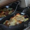 【あるスパイスで絶品】ズッキーニの重たくない肉味噌グラタンの工程4