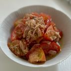 切って混ぜるだけ！トマトとツナのさっぱりマリネ風