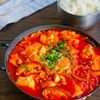 ご飯にかけると最高！スンドゥブチャグリ(スンドゥブ旨辛煮)