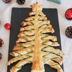 クリスマスツリーのアボカドパイ