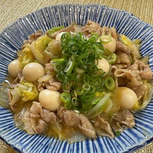 楽ラク手抜キッチン🐶🐾の作ってみた!投稿(材料3つ＆10分！【白菜と豚のとろみ炒め】)