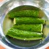 【きゅうりのねぎ塩ダレ】熱々ごま油が決め手！やみつき副菜の工程2