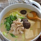 鍋の素不要！　大人気　【とんこつ醤油鍋】レシピ