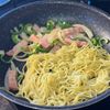あっさりウマい!【ベーコンとピーマンの和風焼きそば】の工程2