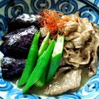 茄子と牛肉の煮びたし