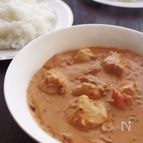 バターチキンのような、濃厚♪ガーリックチキンカレー