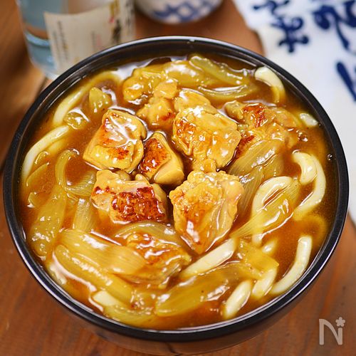 ⭐ほぼココイチ⭐ゴロゴロ煮込みチキンカレーうどん🤩🍜