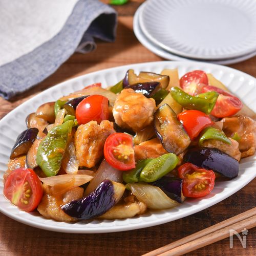 鶏肉と彩り野菜の甘酢炒め│ご飯がすすむサッパリ絶品おかず