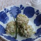 レンジで簡単、キャベツたっぷり鶏団子