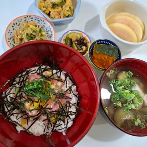えびちゃんの作ってみた!投稿(ヘルシーなのに激ウマ♪『豆苗ともやしのツナポンおかか和え』)