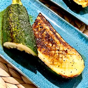 michuの作ってみた!投稿(じゅわうま！ズッキーニの塩バターステーキ♩シンプルな味付け)