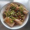 はるにゃんこの作ってみた!投稿(＼お出汁がじゅわ〜／肉詰めこうや豆腐のとろみあん)