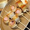 簡単おうち居酒屋おつまみ♪【ウインナーちくわ巻き串焼き】の工程4