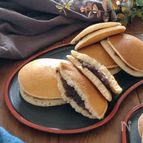 米粉で作る☆簡単もっちりどら焼き。
