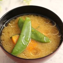 ごろごろカボチャのお味噌汁　かぼちゃの煮物風