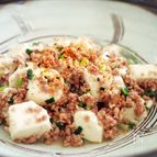 めんつゆ＆生姜で、和風麻婆豆腐