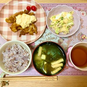ありみの作ってみた!投稿(タルタルソースがけささみのカレー照り焼き)