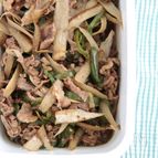 作り置き。牛肉とごぼうのしぐれ煮