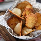 小いものパリパリチーズ焼き