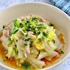 レンジでさっぱり栄養満点！豚肉と白菜の旨ダレ蒸し