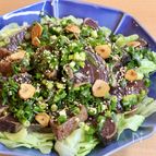 たっぷり薬味と食べるカツオのサラダ
