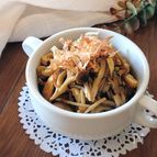 レンジで簡単☆きのこと油揚げの旨煮。