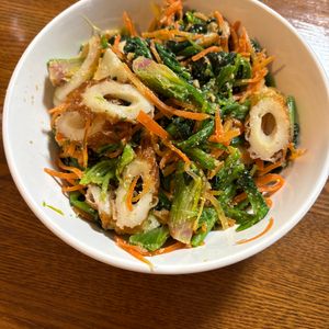 まさの作ってみた!投稿(【感動的♪ほうれん草とにんじんとちくわの胡麻和え】レンジだけ)