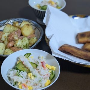 natsumiの作ってみた!投稿(カニかまときゅうりの簡単ちらし寿司【#ひな祭り#仕込み不要】)