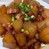 楽ラク手抜キッチン🐶🐾の作ってみた!投稿(ベーコンで極旨《大根のこってり甘辛煮》)