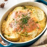 お豆腐のホワイトソースで作る！痩せるチーズのポテトグラタン