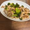 さらの作ってみた!投稿(【豚肉とブロッコリーのめんつゆおかか炒め】味付け簡単！)