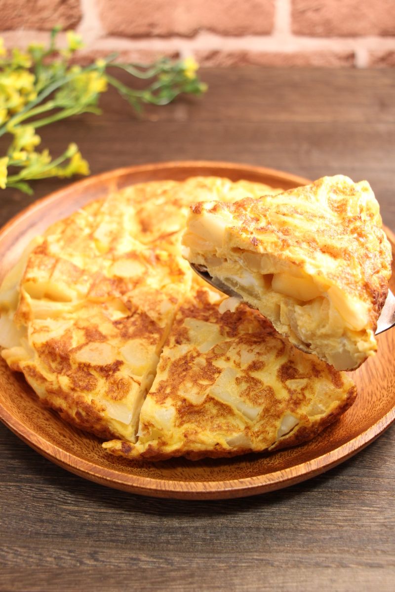 スパニッシュポテトオムレツ（スパニッシュトルティーヤ）のレシピ
