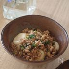 白玉のオイスターそぼろあんかけ