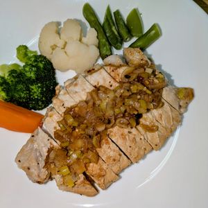joe sanの作ってみた!投稿(【下味冷凍5分♪】漬けて焼くだけ☆豚ロース肉のねぎ塩焼き)