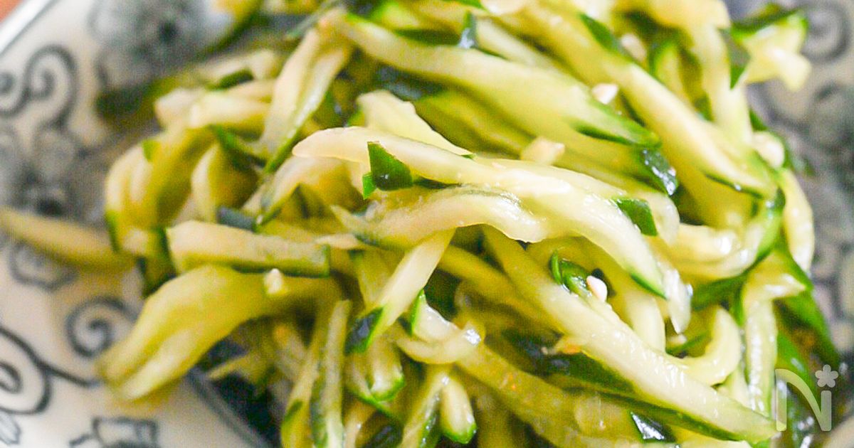 メイン食材はひとつだけ！きゅうりのみそ和え