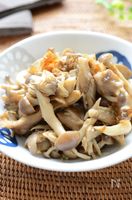 レンジで簡単【しめじ&舞茸の生姜和え】食物繊維たっぷり副菜!