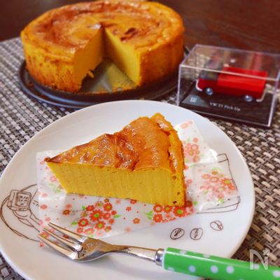 チーズ不要‼かぼちゃチーズケーキ☆