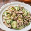 包丁まな板不要!【豚こまズッキーニのバタポンチーズ】