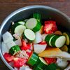 アレンジも◎！！基本の鶏ひき肉とズッキーニのトマト煮の工程3