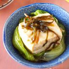 【夫どハマり】豆腐とレタスのさっと煮 #レンチン