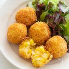 とろ〜りクリーミー♪とうもろこしのクリームコロッケ