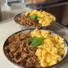 鶏そぼろ丼の工程5