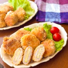 さつまいもの肉巻きフライ
