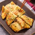 カニかま豆腐のもちもちお焼き【#簡単#ヘルシー#おつまみ】